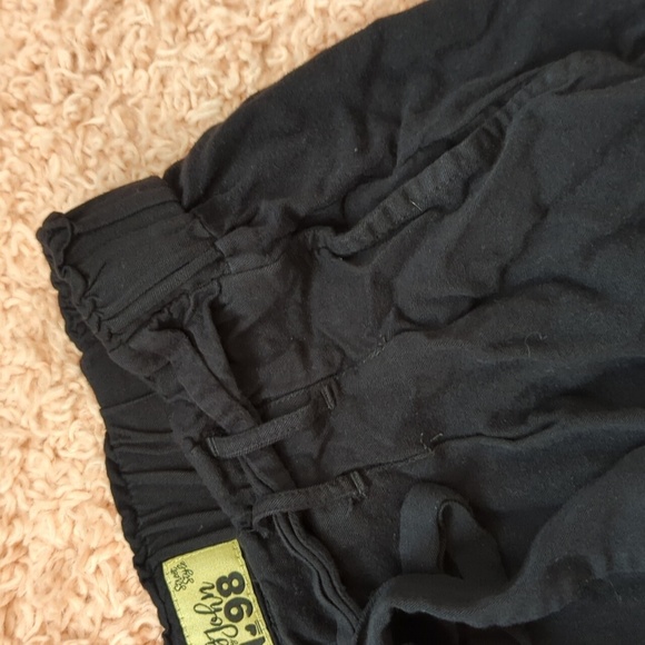 Big John Women's Black Wide Leg‎ Cropped Boho Pants Size 10 - Picture 4 of 5